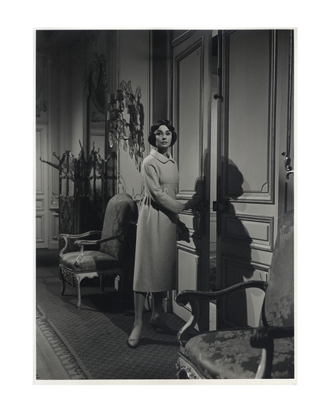 Audrey Hepburn's Personally Owned Photo From ''Love in the Afternoon'' -- Measures 11.5'' x 15.5''